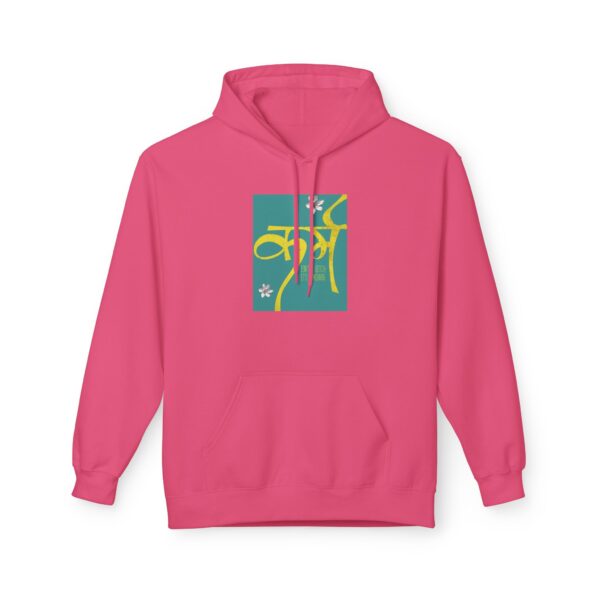 Vibrant Fleece Hoodie with Inspirational Design, Cozy Layer for Every Season - Image 13