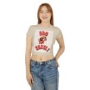 Cute Dog Graphic Women's Baby Tee, Casual Wear, Pet Lovers Gift