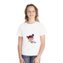 Youth Tee with Playful Design, Cute Cartoon T-Shirt, Kids' Casual Wear