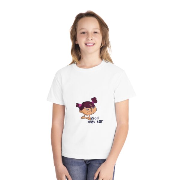Youth Tee with Playful Design, Cute Cartoon T-Shirt, Kids' Casual Wear