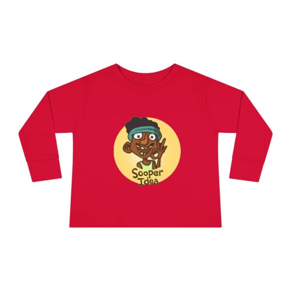 Cool Toddler Long Sleeve Tee - Sooper Idea Fun for Kids - Image 13