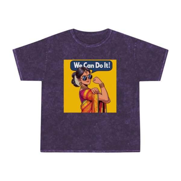 Empowering Mineral Wash T-Shirt | We Can Do It! Tee for Women - Image 5