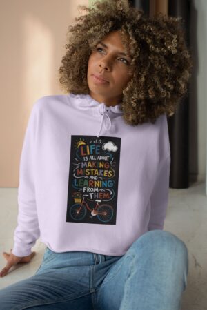 Inspirational Crop Hoodie - Motivational Fitness Apparel