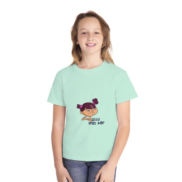 Youth Tee with Playful Design, Cute Cartoon T-Shirt, Kids' Casual Wear - Image 4