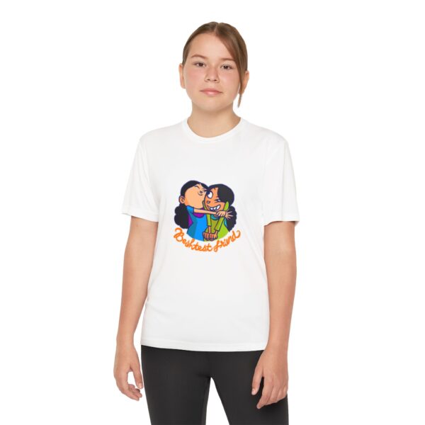 Youth Competitor Tee - Fun Cartoon Design, Kid's Fashion, Playful Gift - Image 4