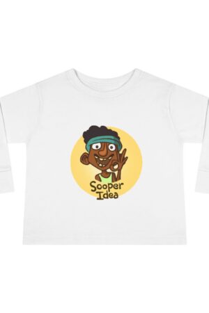 Cool Toddler Long Sleeve Tee - Sooper Idea Fun for Kids