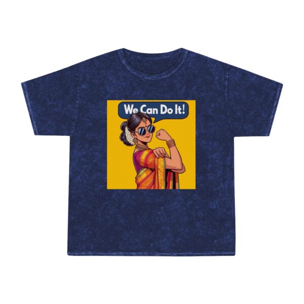 Empowering Mineral Wash T-Shirt | We Can Do It! Tee for Women - Image 3