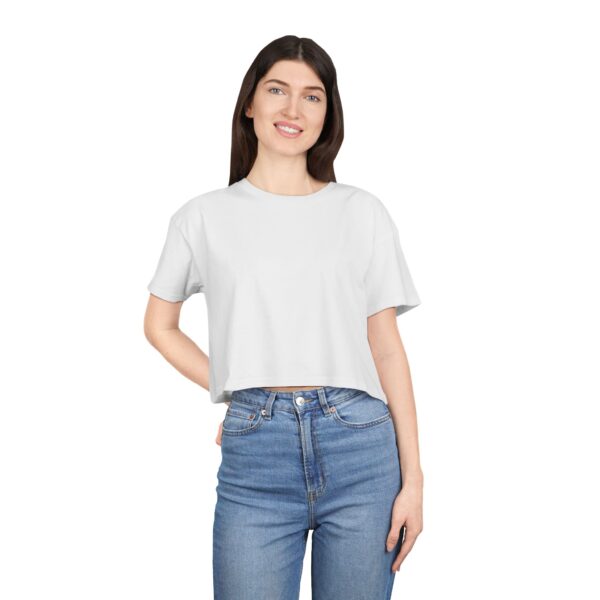 Fun and Expressive Women's Crop Tee with Playful Graphics - Image 4