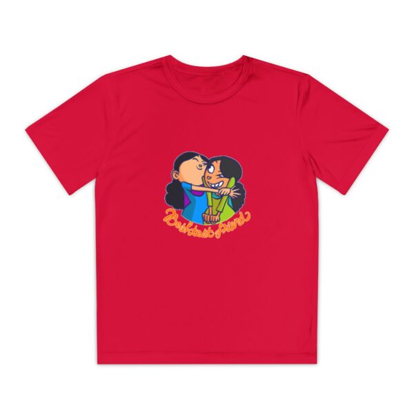 Youth Competitor Tee - Fun Cartoon Design, Kid's Fashion, Playful Gift - Image 9