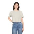 Fun and Expressive Women's Crop Tee with Playful Graphics