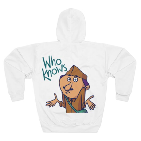 Who Knows Unisex Pullover Hoodie, Cozy Gift for Friends