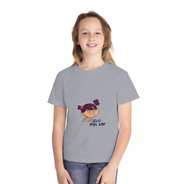 Youth Tee with Playful Design, Cute Cartoon T-Shirt, Kids' Casual Wear - Image 8