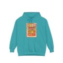 Vibrant Unisex Garment-Dyed Hoodie - Keep Calm & Be Happy
