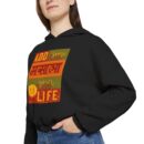 Spice Up Your Style: Women's Cinched Bottom Hoodie, Cozy Pullover for Casual Vibes