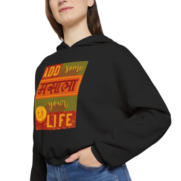 Spice Up Your Style: Women's Cinched Bottom Hoodie, Cozy Pullover for Casual Vibes - Image 6