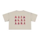 Fun and Expressive Women's Crop Tee with Playful Graphics