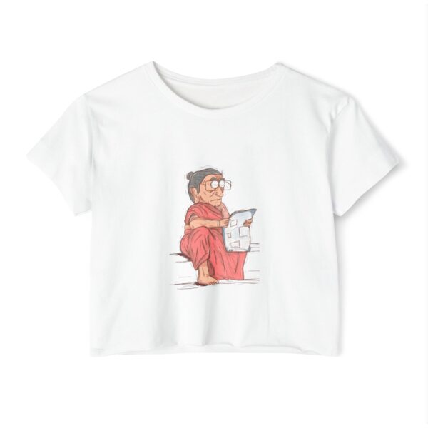 Women's Festival Crop Top, Funny Graphic Tee - Image 4