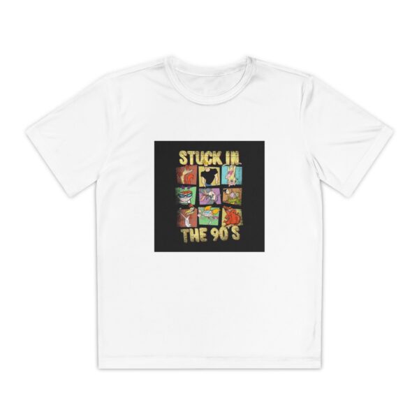 90s Nostalgia Youth Tee, Retro Tee, Stuck in the 90s Shirt - Image 3