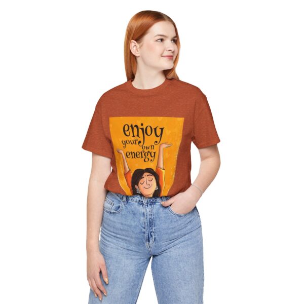 Energetic Vibes Unisex Tee, Positive Affirmation Shirt - Image 10