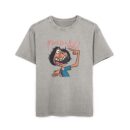 Men's Acid Washed Graphic Tee, Oversized Fun Shirt