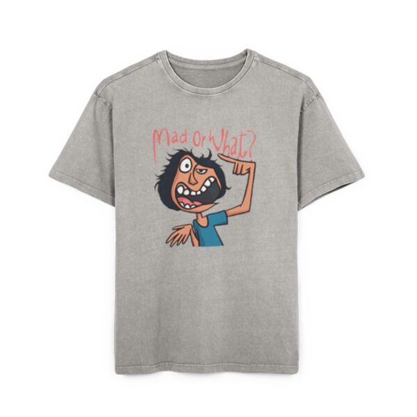 Men's Acid Washed Graphic Tee, Oversized Fun Shirt - Image 7