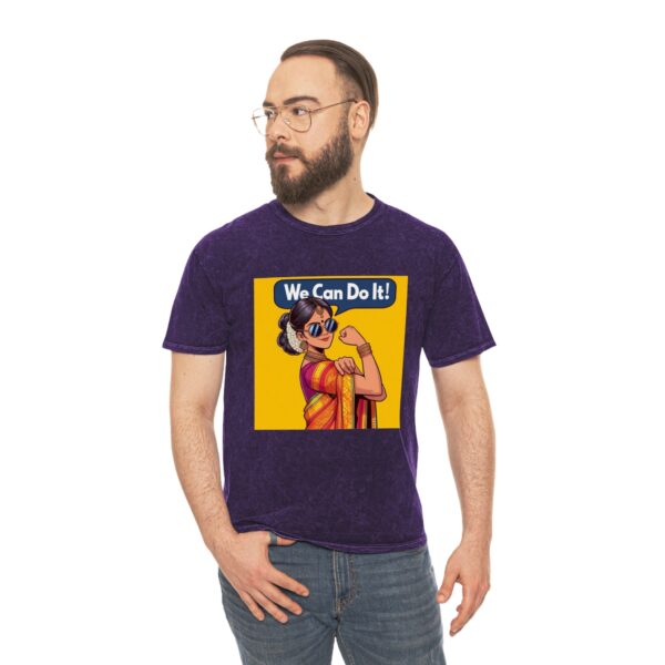 Empowering Mineral Wash T-Shirt | We Can Do It! Tee for Women - Image 6