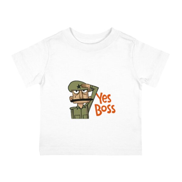 Funny Infant Jersey Tee - 'Yes Boss' Tee, Baby Gift