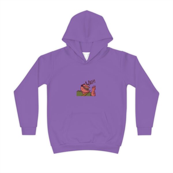 Whimsical Kids Hoodie, Cute Purple Hoodie for Children - Image 2