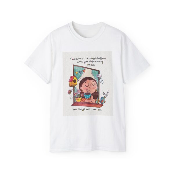 Inspirational Unisex Ultra Cotton Tee, Cute Graphic Shirt - Image 5