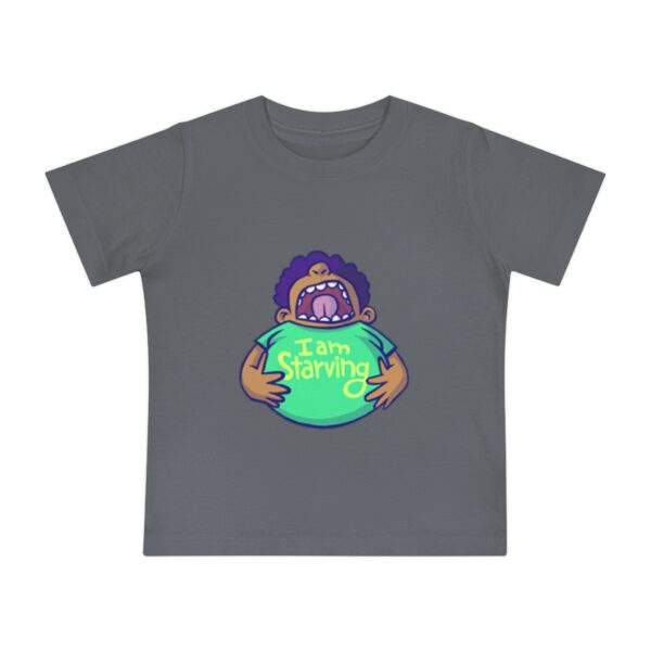 Funny Baby T-Shirt - I Am Starving, Cute Kids Clothing - Image 9
