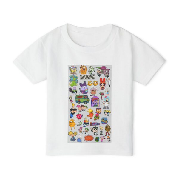 Colorful Cartoon Toddler T-shirt with Fun Characters, Playful Kids Shirt - Image 2