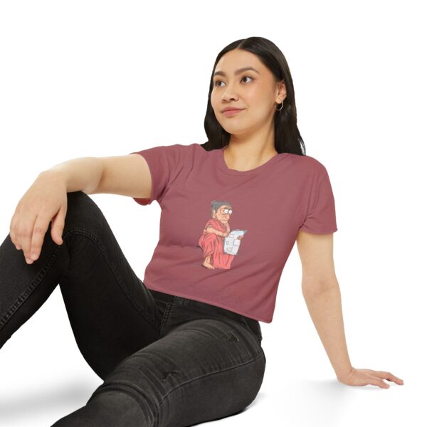Women's Festival Crop Top, Funny Graphic Tee - Image 15