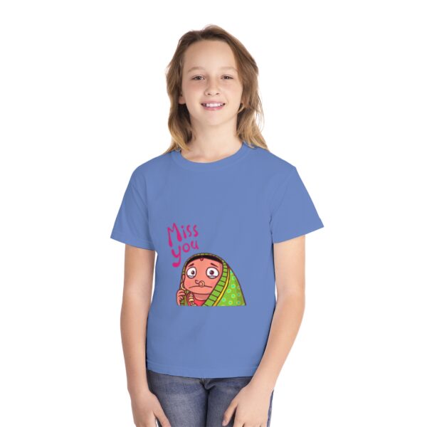 Cute 'Miss You' Youth Midweight Tee, Kids T-Shirt for Thoughtful Gifts