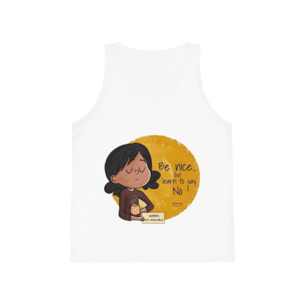Be Nice Kid's Jersey Tank Top - Inspirational Kids Clothing - Image 3