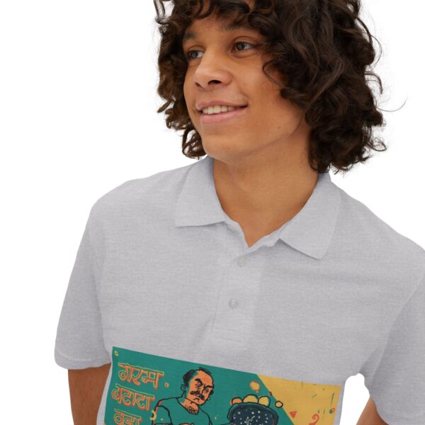 Cultural Graphic Polo Shirt, Unique Men's Polo - Image 9