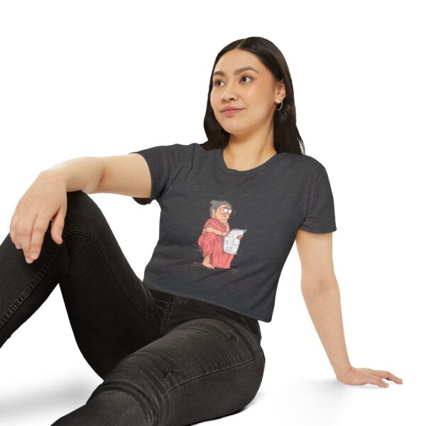 Women's Festival Crop Top, Funny Graphic Tee - Image 18