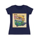 Colorful Women's Graphic Tee, Vibrant Everyday Shirt