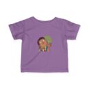 Cute Infant Fine Jersey Tee with "Toto Diba Bye" Design, Baby T-Shirt
