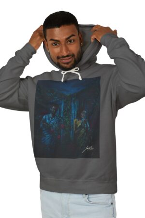 Mystical Forest Unisex Lightweight Hooded Sweatshirt - Cozy Layer for All Seasons