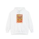 Vibrant Unisex Garment-Dyed Hoodie - Keep Calm & Be Happy