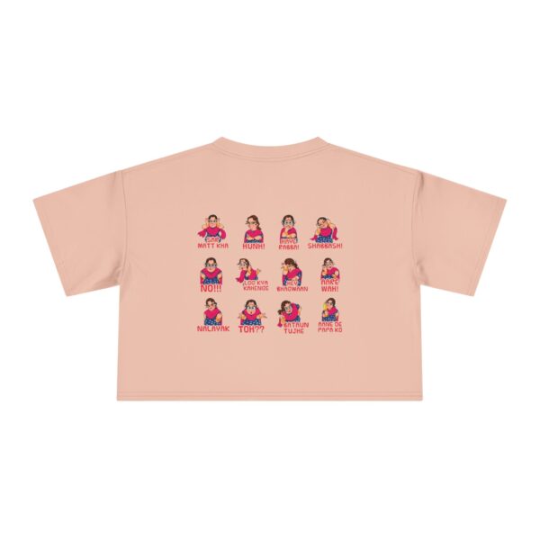 Fun and Expressive Women's Crop Tee with Playful Graphics - Image 7