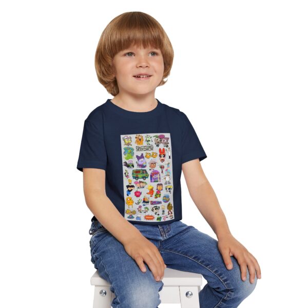 Colorful Cartoon Toddler T-shirt with Fun Characters, Playful Kids Shirt - Image 12
