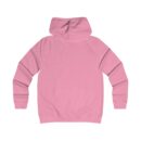 Vibrant Girlie College Hoodie, Cozy Casual Wear, Gifts for Her