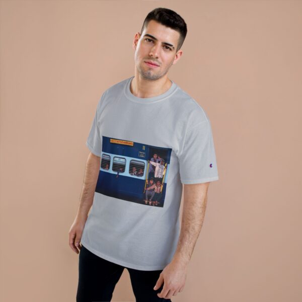 Champion T-Shirt with Urban Travel Design, Casual Wear - Image 4