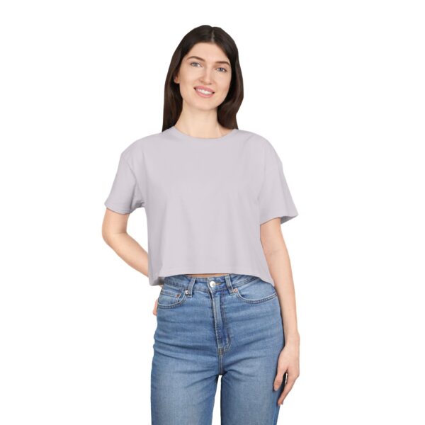 Fun and Expressive Women's Crop Tee with Playful Graphics - Image 12