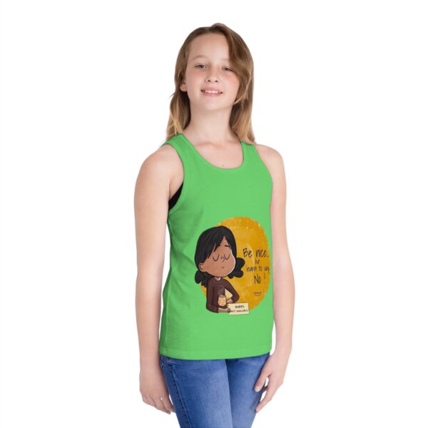 Be Nice Kid's Jersey Tank Top - Inspirational Kids Clothing - Image 8