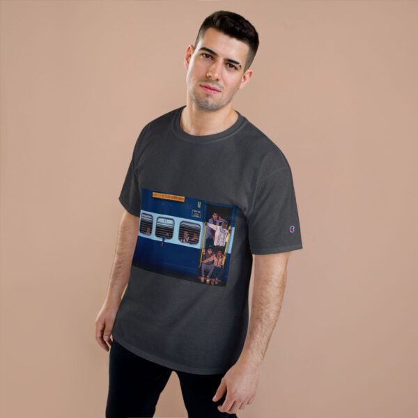 Champion T-Shirt with Urban Travel Design, Casual Wear - Image 6