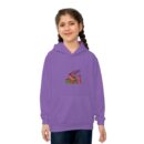 Whimsical Kids Hoodie, Cute Purple Hoodie for Children