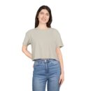Fun and Expressive Women's Crop Tee with Playful Graphics