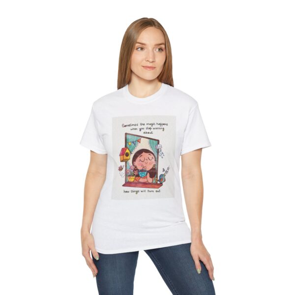 Inspirational Unisex Ultra Cotton Tee, Cute Graphic Shirt - Image 8